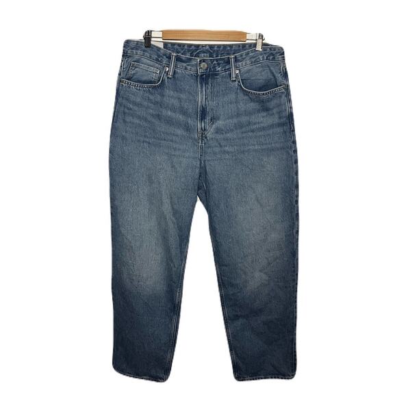 H&M Loose Ample 5 Pocket Rounded Leg Relaxed Fit Jeans Men’s Size 34/32 - Picture 3 of 6